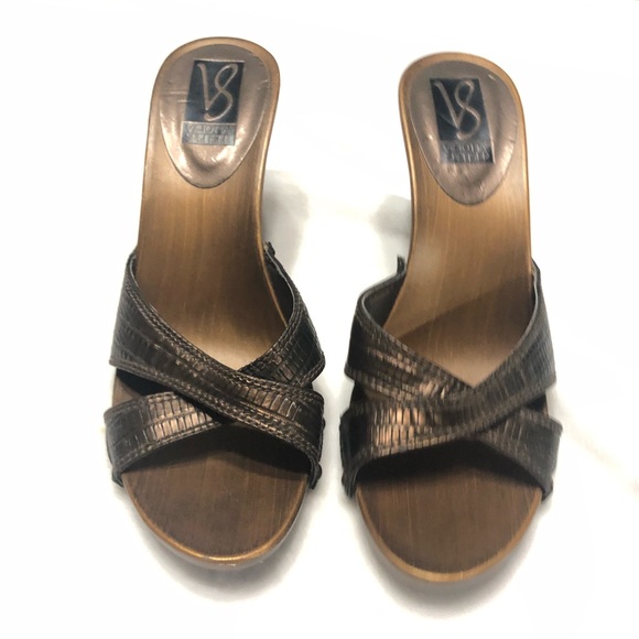 Victoria Spencer 8.5 Slither Snakeskin Heel Brown - Picture 2 of 16